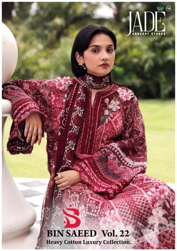Jade binsaeed vol 22 pakistani salwar kameez brands